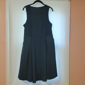 Showstopping Teal Pleated Dress